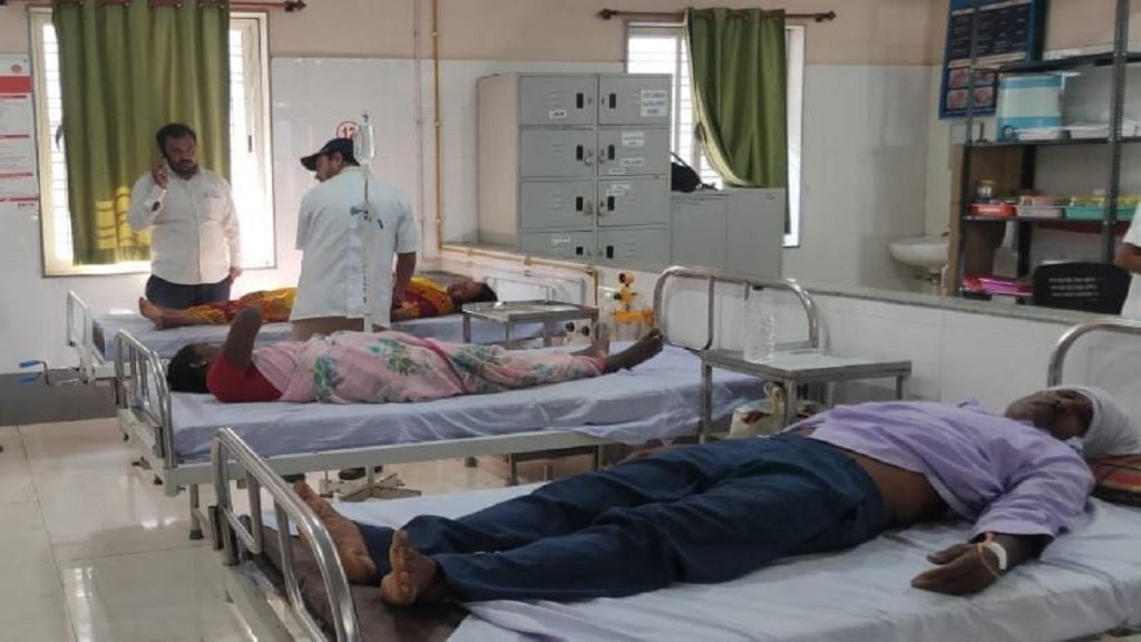 farm laborers injured Chandrapur district
