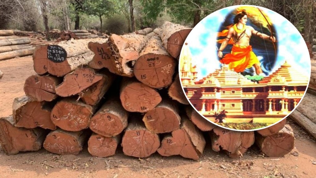 Ayodhya will send 1800 cubic meters of teak wood
