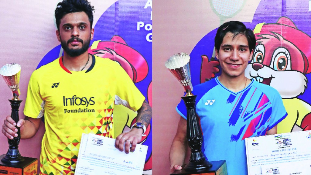 National Badminton Championship Mithun Manjunath and Anupmala Upadhyay winners