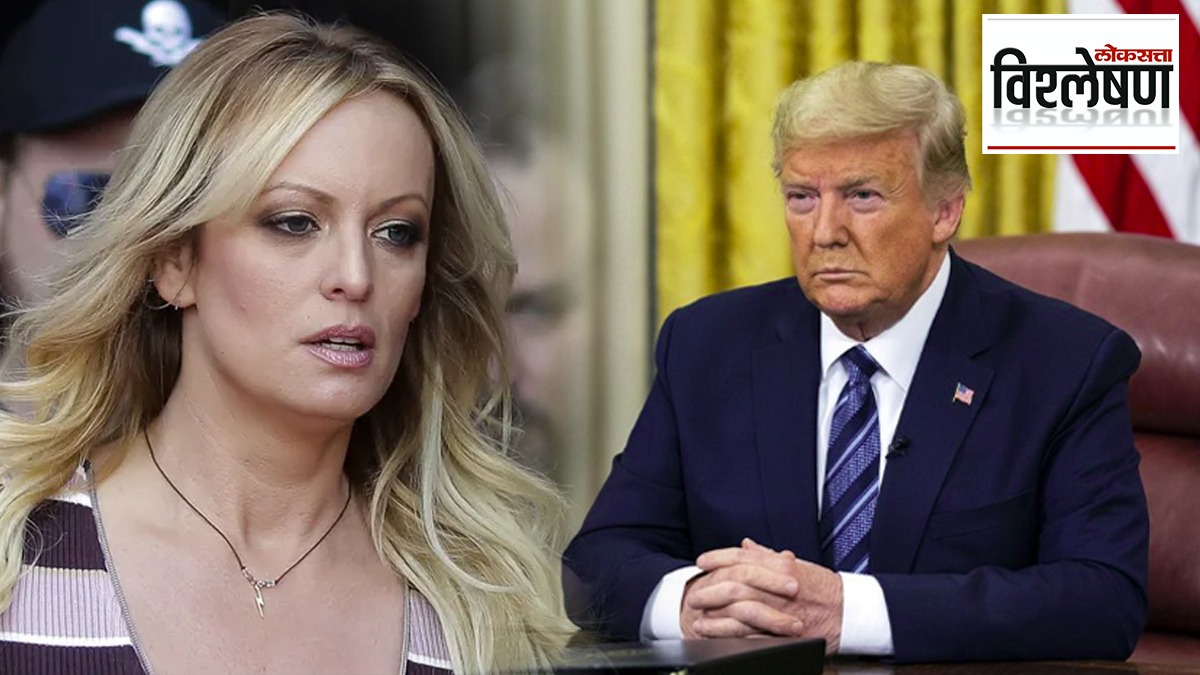 Donald Trump and porn star Stormy Daniels