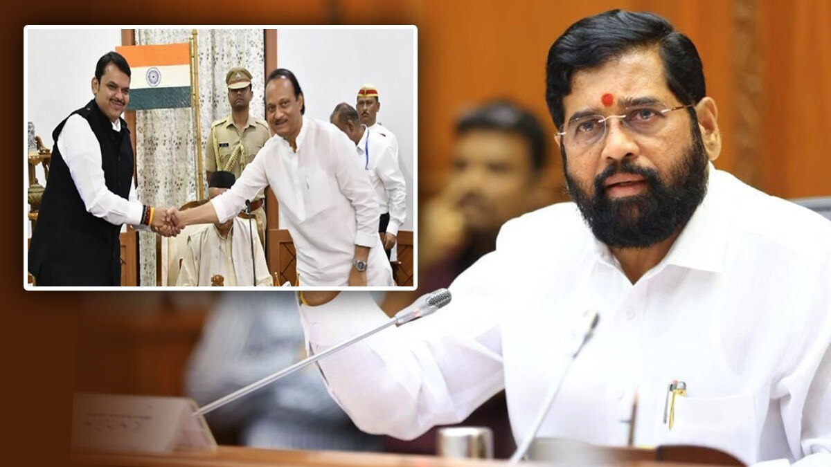 Eknath Shinde on Oath of Ajit Pawar
