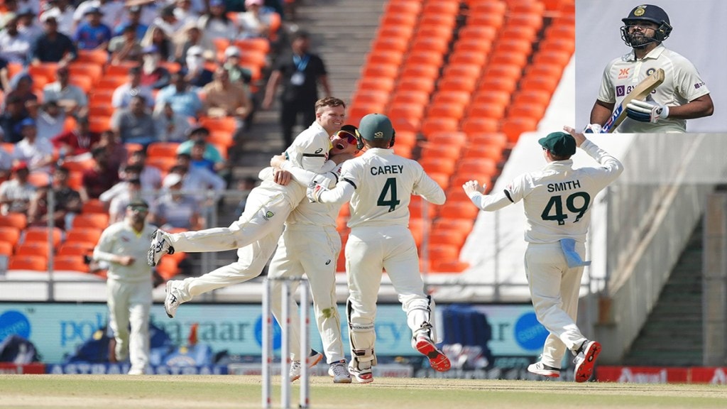 INDvsAUS 4th Test: Smart Steve Smith's Special Strategy Rohit Sharma is out in the trap set by Australia watch the video