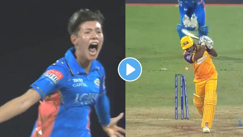 Issy Wong wicket hat trick viral video