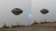 rock flying in the sky