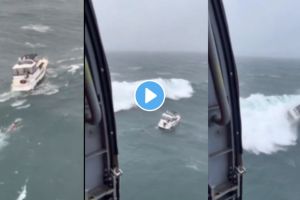 sea ​​storm Viral Video