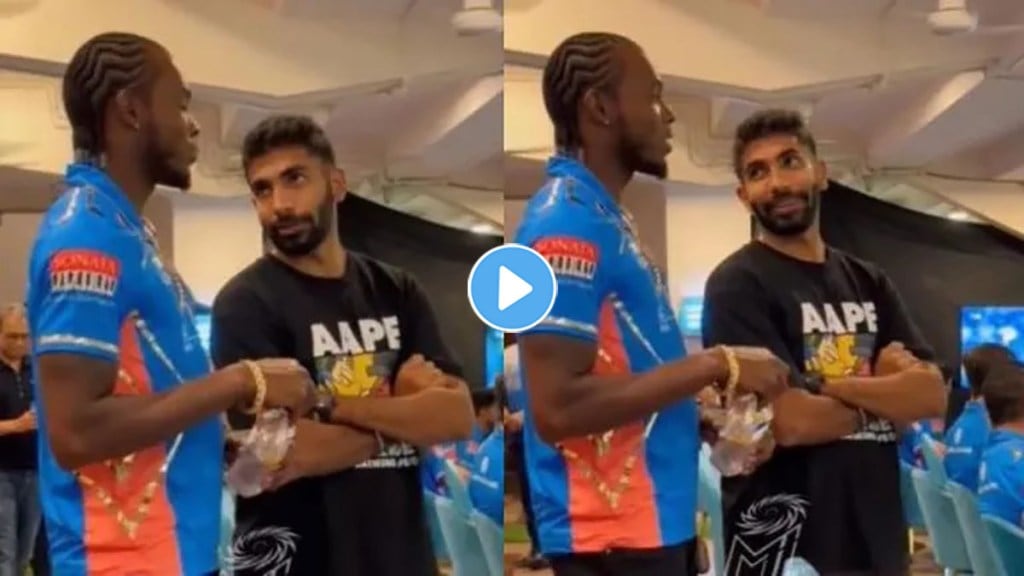 Jofra Archer on Bumrah: Jasprit Bumrah's glimpse to fans for the first time after surgery seen with Jofra Archer