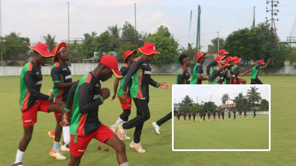 Junior Zimbabwe team training in Safala amy 95