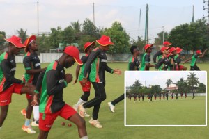Junior Zimbabwe team training in Safala amy 95
