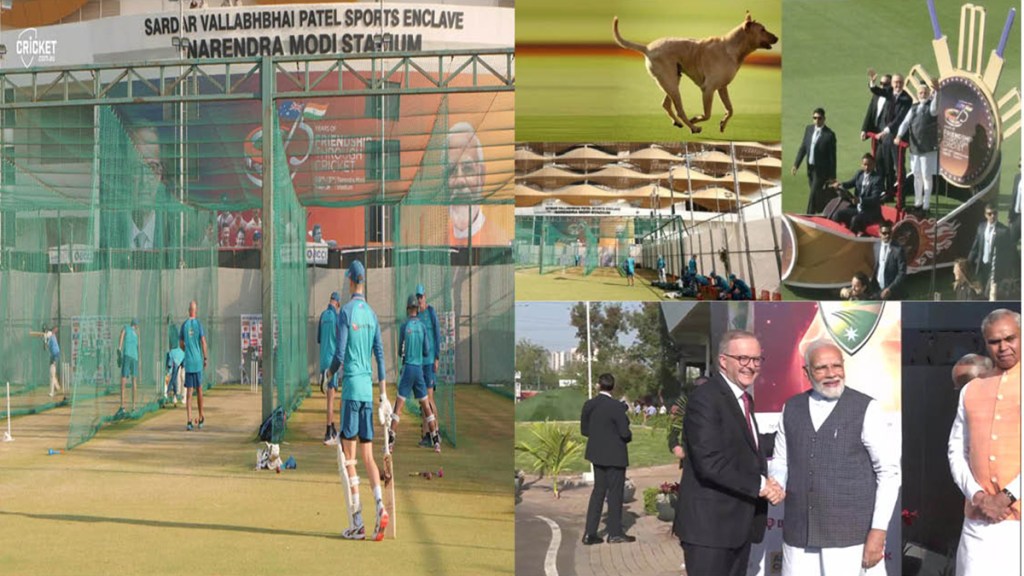 Displeasure of team management of both teams the players had to practice outside on the occasion of politicians events