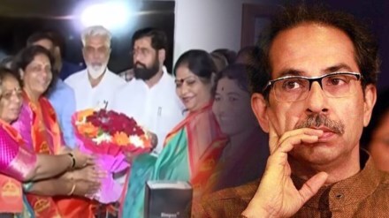 Nashik ShivSena women party workers joins Eknath Shinde