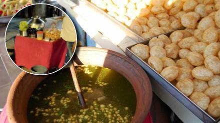 pani puri stalls