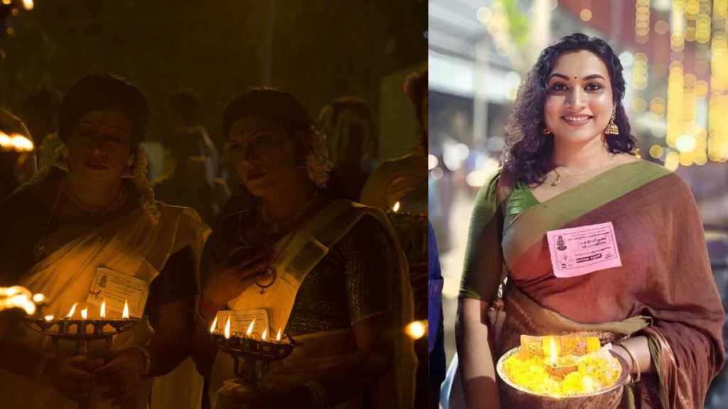 men dress up as women at this Kerala temple