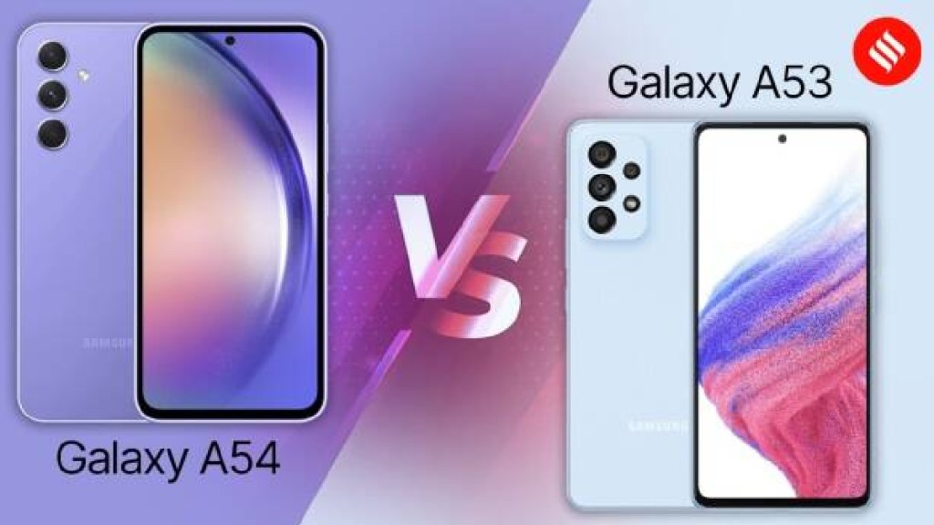 whats is the diffrence between Samsung Galaxy A54 vs Galaxy A53