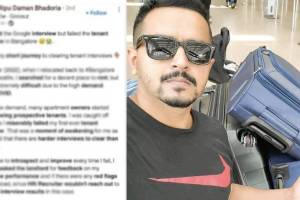 viral google employee fail tenant interview in bengaluru share funny post on linkedin