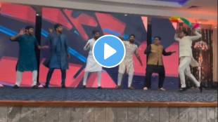viral video man friends group dance t shinchans cartoon title track at wedding function internet is in splits