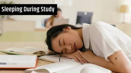 sleeping while study