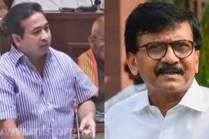 Nitesh Rane Sanjay Raut