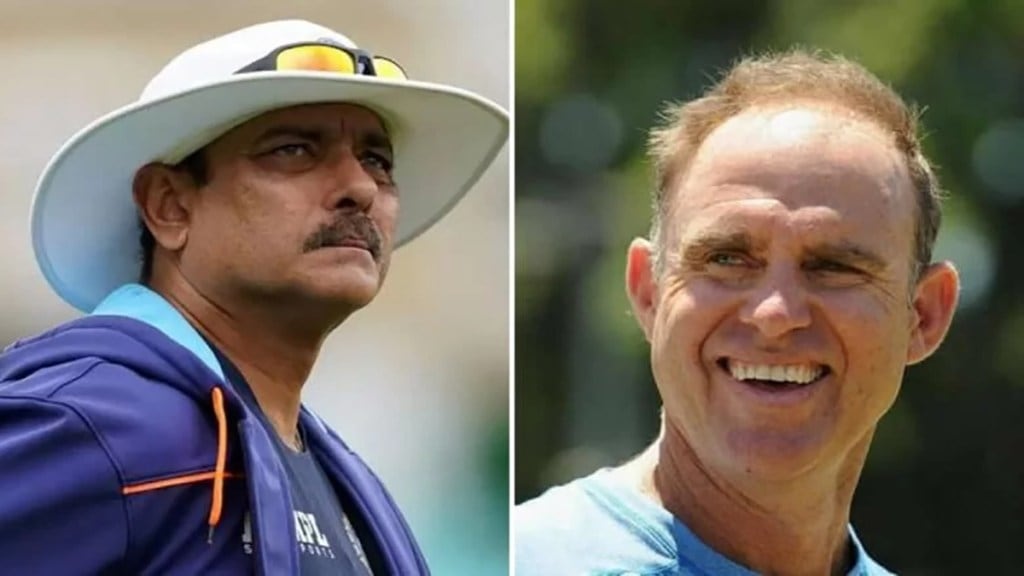 IND vs AUS 3rd Test: Mathew Hayden's long on-field speech is interrupted by Ravi Shastri's two-word reply