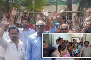 Residents march for water at Dombivli MIDC office