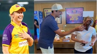 Mitchell Starc arrives at the stadium to support wife Alyssa Healy in the Eliminator match of WPL 2023 Photos went viral