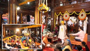 Shree Ramnavami celebrations Peshwa era Tulshibagh temple पेशवेकालीन तुळशीबाग मंदिरात भाविकांची गर्दी