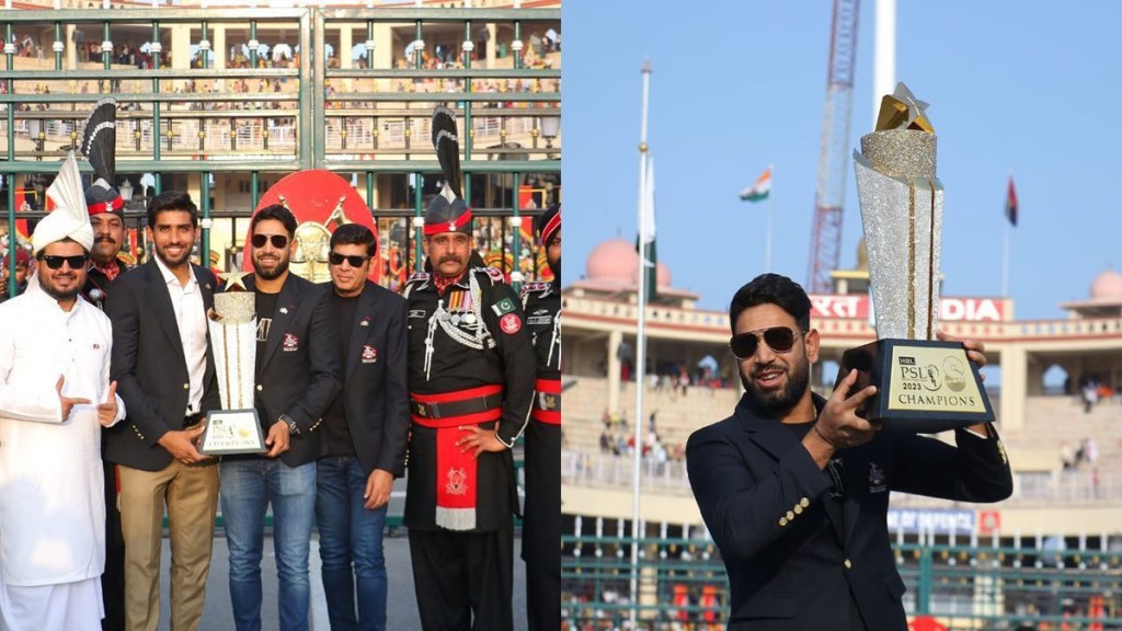 Haris Rauf Video: Haris Rauf reached Wagah border with PSL trophy took selfie with fans watch video