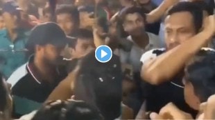 Shakib Al Hasan beating up a fan video viral