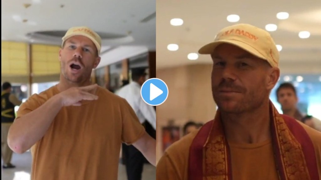Video of David Warner entering the Delhi Capitals camp in Pushpa style goes viral