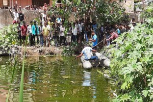 Child death drowning pit kalyan