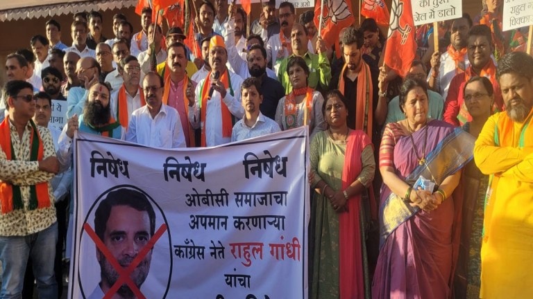 BJP protest Navi Mumbai