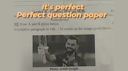 Virat Kohli: Question asked about Virat Kohli in class IX English paper picture went viral on social media