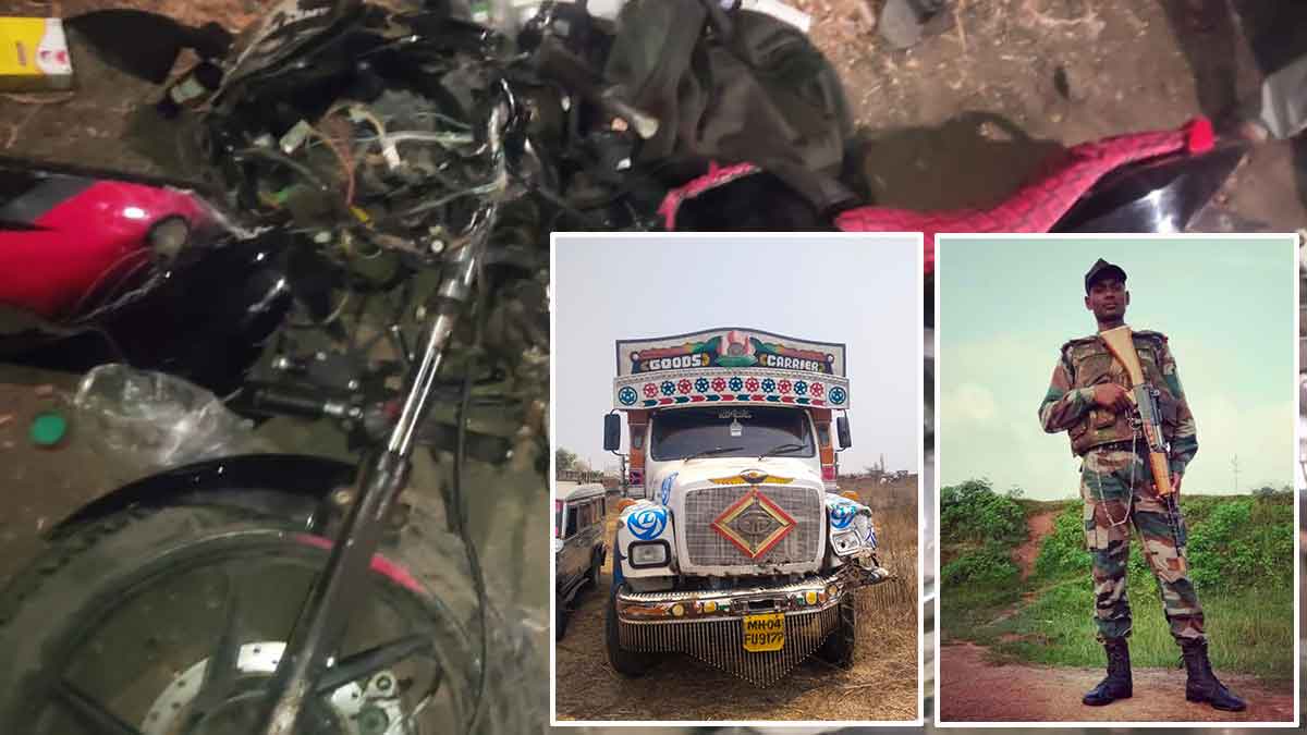 three dead after speeding goods vehicle collides with two wheeler In khamgaon taluka