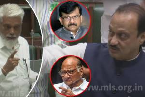 ajit pawar angry in assembly on dada bhuse