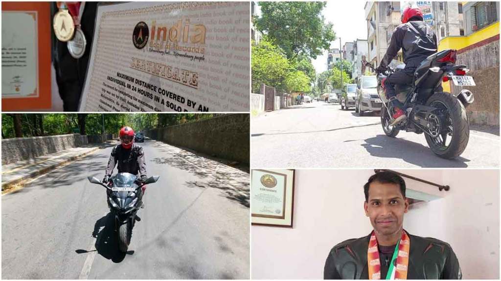 pune it engineer travels 3 thousand 48 kilometers by bike