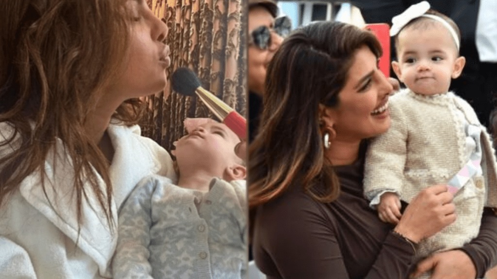 Priyanka Chopra and her daughter Malti