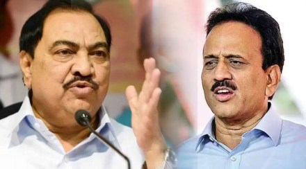 eknath khadse criticized girish mahajan after allegation on jalgaon milk Federation scam spb 94