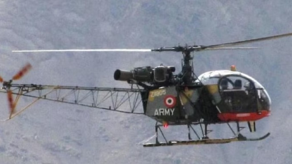 Indian Army Cheetah Chopper Crash in Arunachal Pradesh