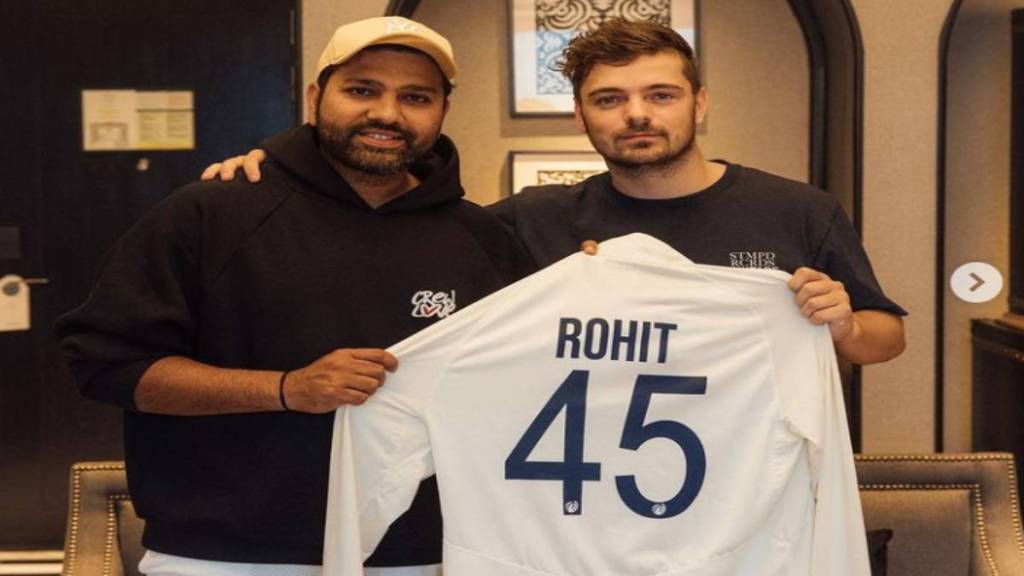 Rohit Sharma and Martin Garrix: