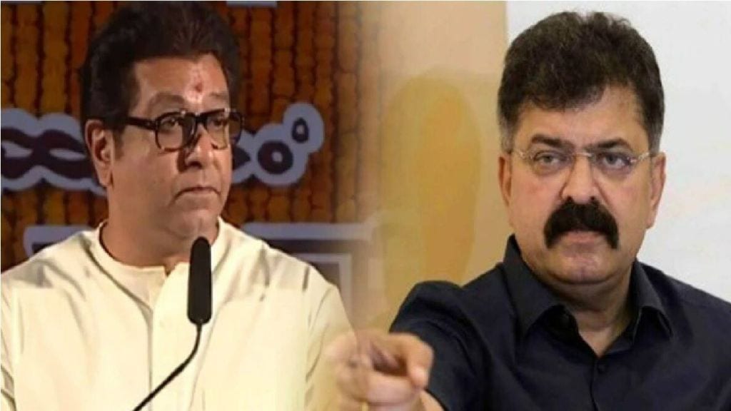 jitendra awhad and raj thackeray