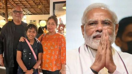 narendra modi letter to satish kaushik wife