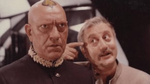 Anupam Kher and Amrish Puri