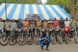 police seized 10 bike