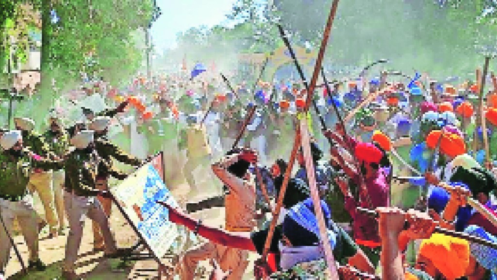 Amritpal Singh warning of a march on Ajnala Police Station for the release of Lovepreet Singh Toofan