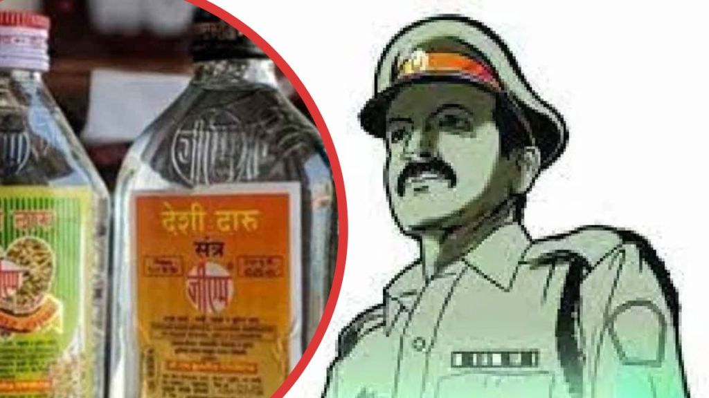 raid on illegal country liquor