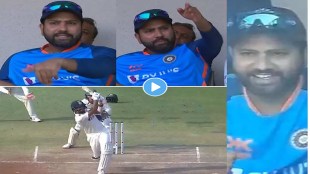 Ind vs Aus: On Rohit's demand Pujara hit a six then the captain gave a wonderful reaction from the dressing room video went viral