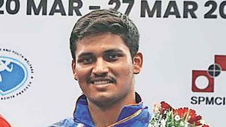 rudrankksh wins bronze medal