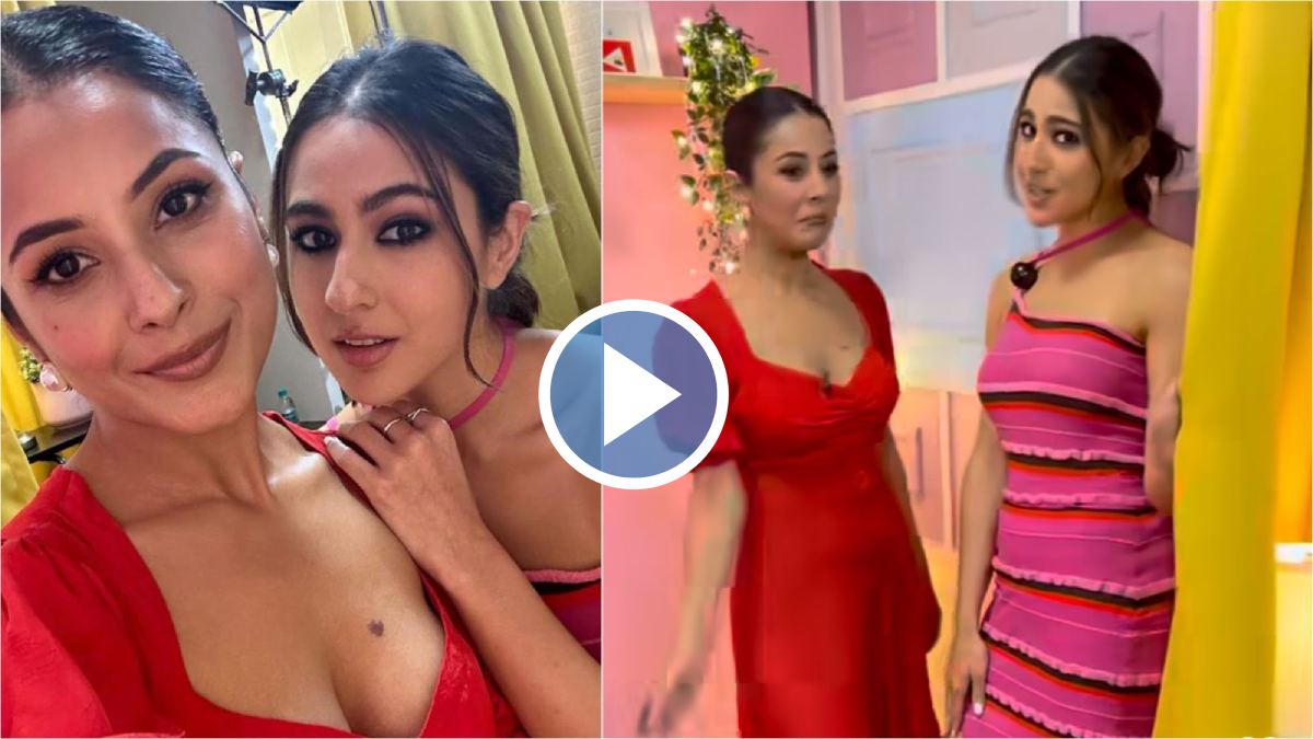 sara ali khan shehnaz gill viral video