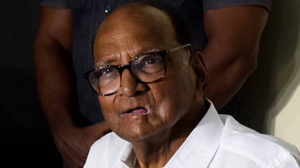 sharad pawar french cut look