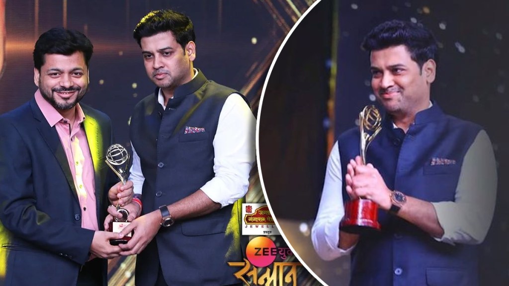 shrikant shinde awarded with zee yuva 2023