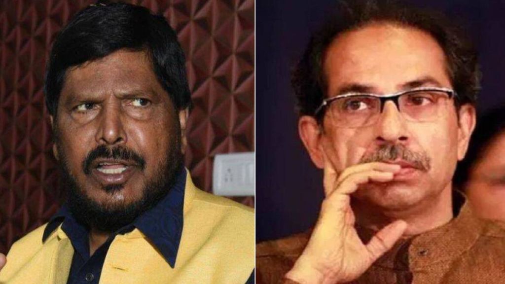 uddhav thackeray and ramdas aathawale